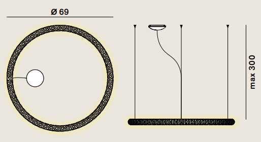lampara-de-suspension-squiggle-h1-rotaliana-medidas