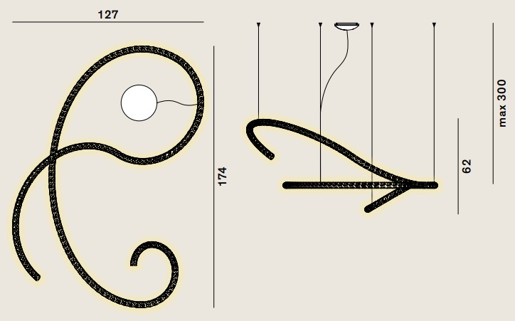 lampara-de-suspension-squiggle-h5-rotaliana-medidas