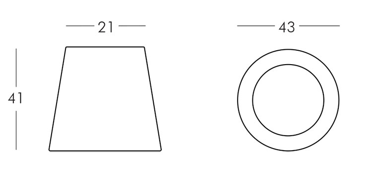 Taburete Ali Baba Stool Tomasucci medidas y dimensiones