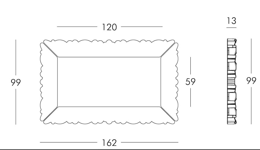 Cornice Frame of Love - M Slide misure