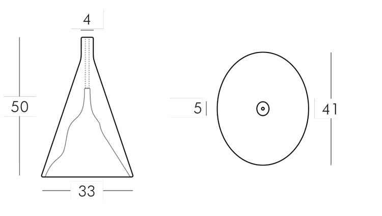 Lámpara Juxt Slide medidas y dimensiones