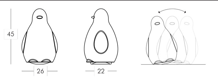 Lámpara Kokò Slide medidas y dimensiones