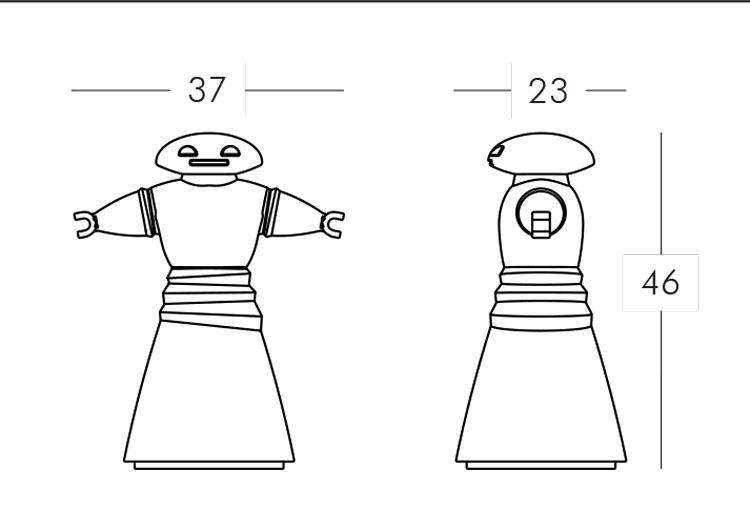 Lámpara Mr.Bot Slide medidas y dimensiones