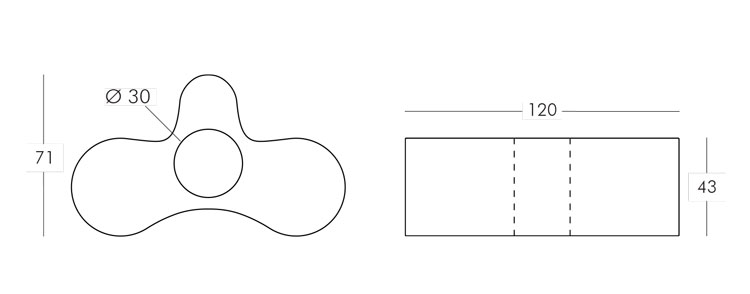 Modulo Wheely Slide misure e dimensioni