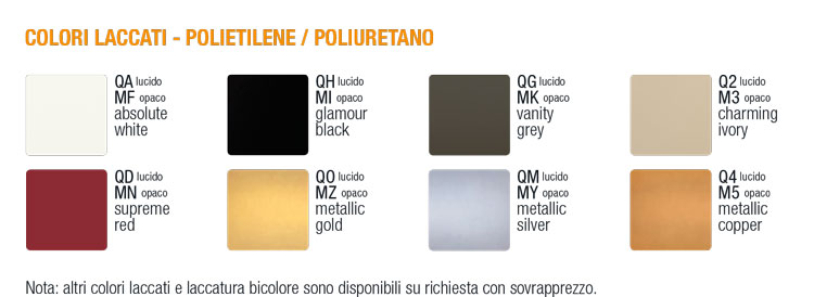 Banco Amore Bench Slide colores lacados