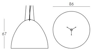 làmpara-de-suspensiòn-plume-slide-dimensiones