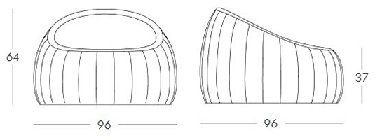 sillòn-gelée-lounge-slide-dimensiones