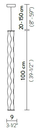 LampadaSospensione-Hugo-Slamp-DimensioniVertical