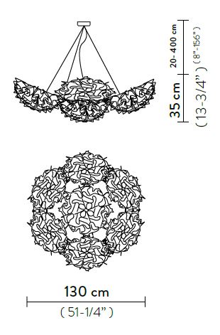 LampadaSospensione-Veli7-Slamp-Dimensioni