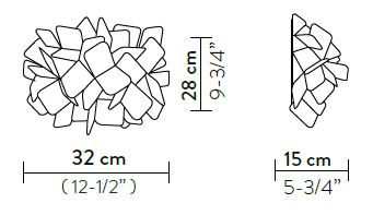 Lámpara-Clizia-Slamp-de-pared-medidas