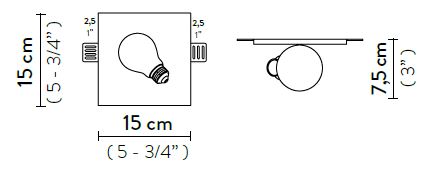 Lámpara-Idea-Slamp-de-pared-medidas