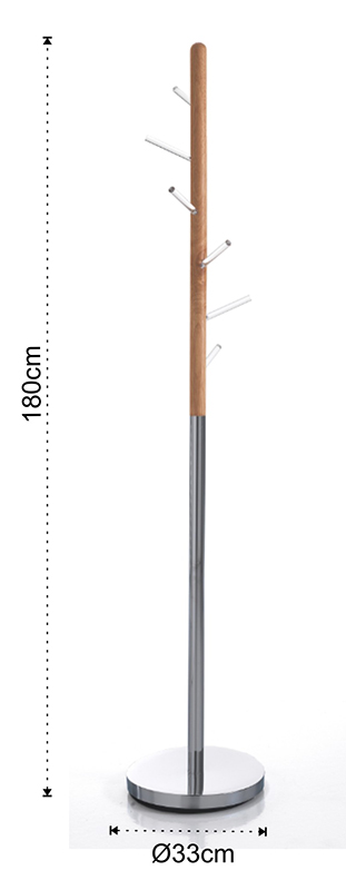 Dimensiones del Perchero Pin Tomasucci