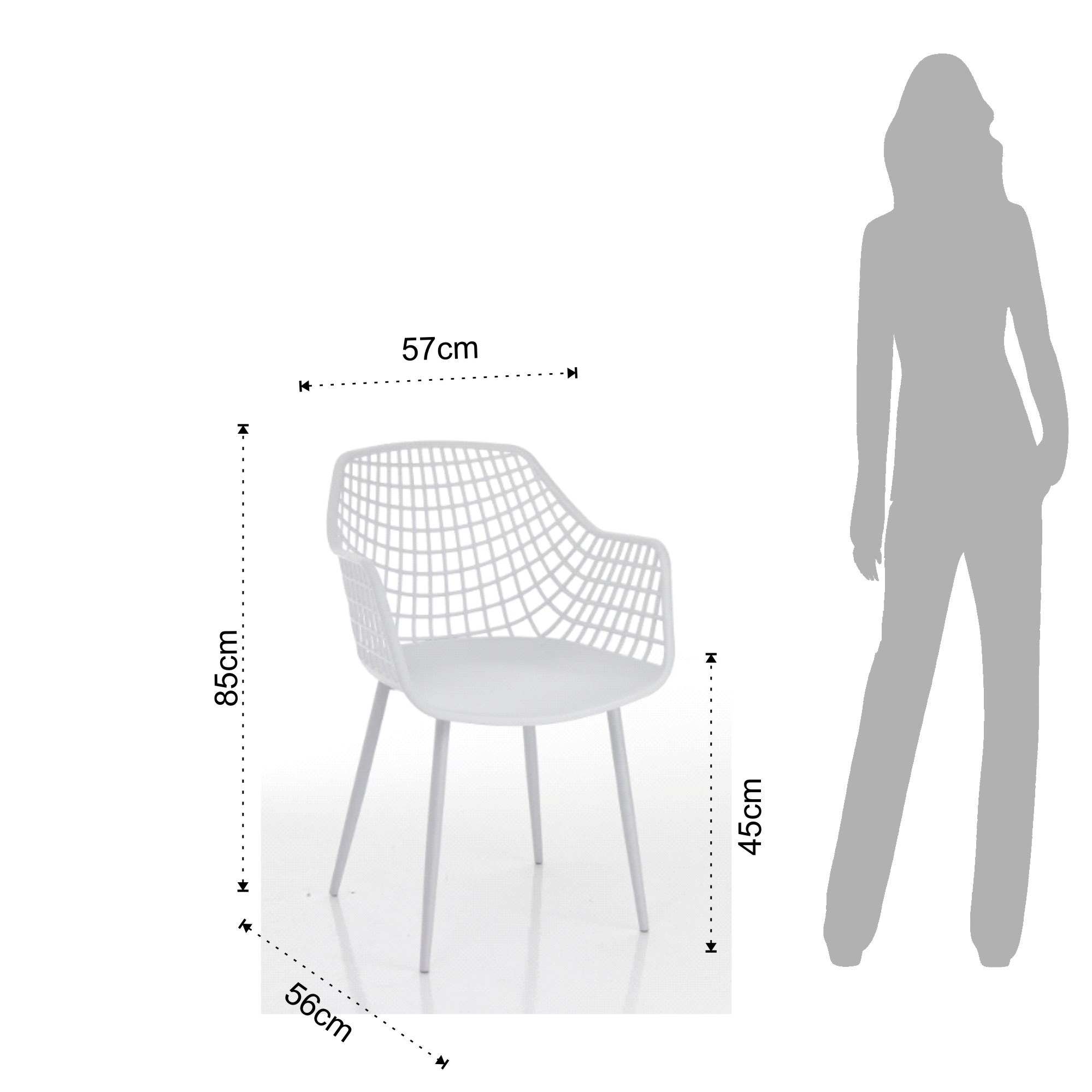 Dimensiones del Sillón Nairobi Tomasucci