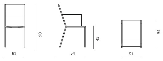 Dimensiones butaca Conrad Unopiù
