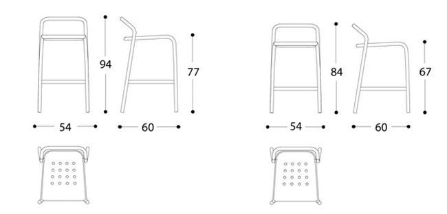 Sgabello-Noss-Varaschin-dimensioni