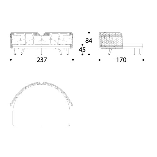 Tumbona Emma Daybed Dormeuse Varaschin medidas