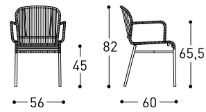 Silla Cricket Varaschin Con Reposabrazos medidas