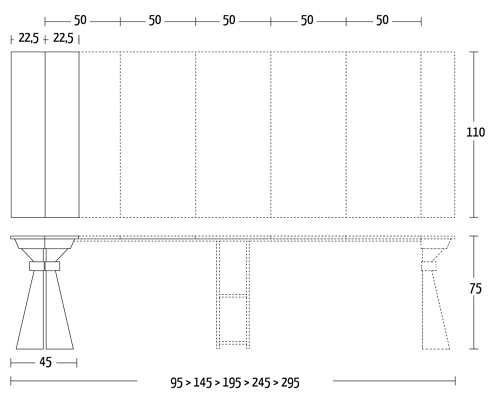 genesi-295-consolle-altacom-dimensiones