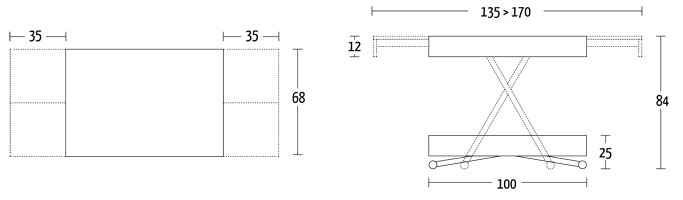 compact altacom mesita