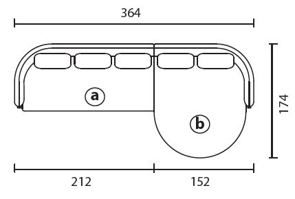bonnieComp2-sofa-angular-bontempi-dimensiones