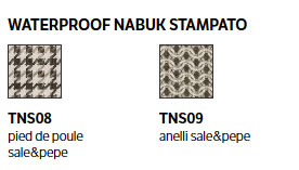 bontempi casa finiture waterproof nabuk stampato