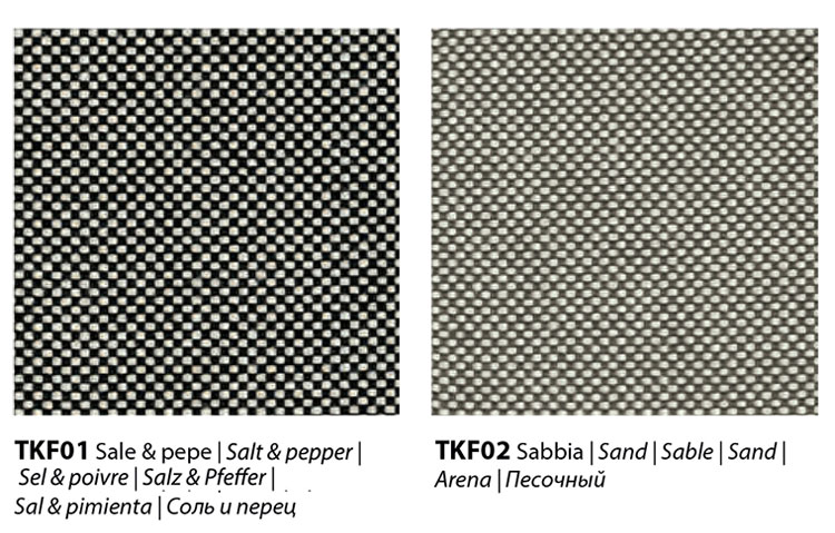 Acabados de tejido Kvadrat Bontempi