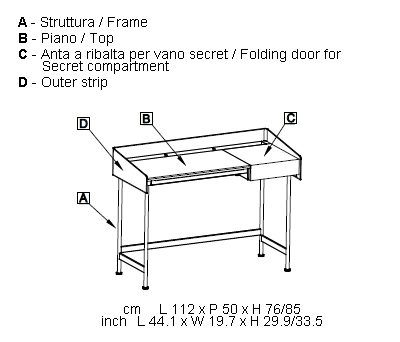 secret bontempi casa dimensiones