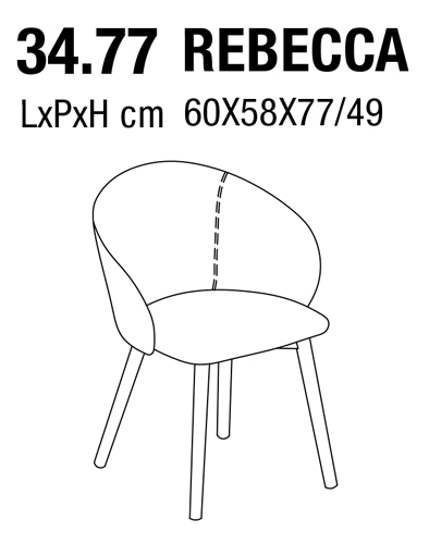 Medidas Silla Rebecca