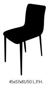 silla-kuga-slim-bontempi-dimensiones