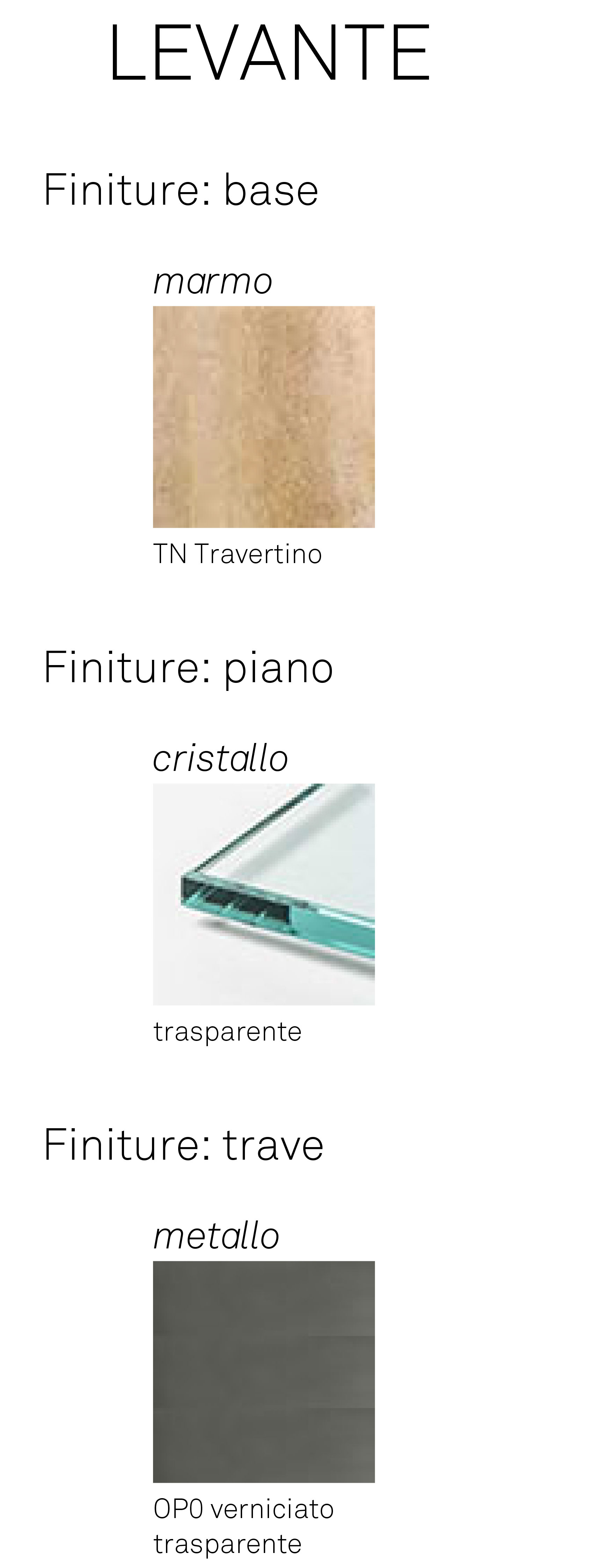 Mesita Levante Cattelan Italia acabados y colores
