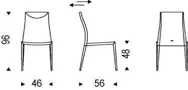 silla-maya-flex-ml-cattelan-italia-medidas
