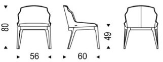 silla-musa-cattelan-italia-medidas