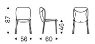 silla-nancy-ml-cattelan-italia-medidas