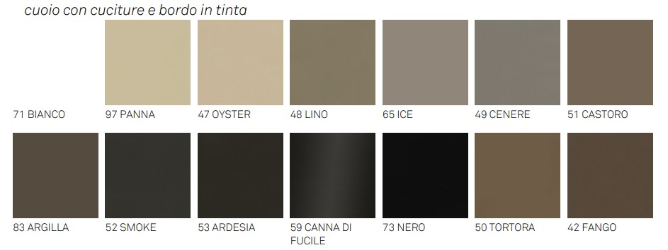 Escritorio Runner Leather Cattelan Italia acabados