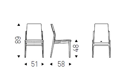 silla-ginevra-cattelan-italia-dimensiones