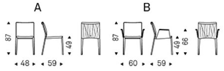 silla-italia-couture-cattelan-dimensiones