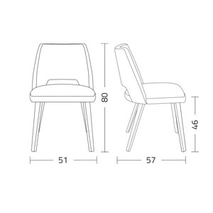 Dimensiones de la Silla Colico Modelo Grace Lux