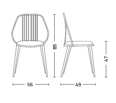 medidas silla Colico Waiya