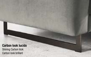 piede barra ice carbon look lucido