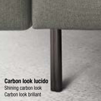 piede twinny carbon look lucido