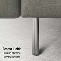 piede twinny cromo lucido