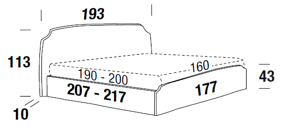cama felis demy doble dimensiones