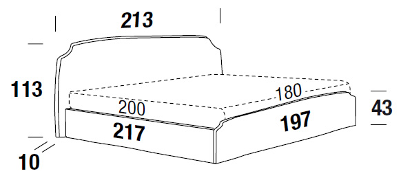 cama felis demy doble dimensiones