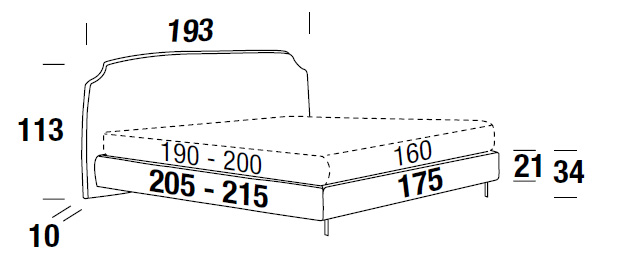 cama felis demy doble dimensiones