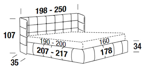 Dimensiones de la cama Foster