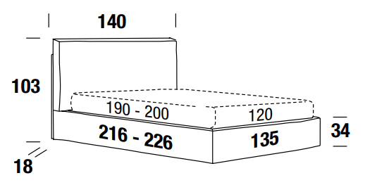 medidas de la cama una playa y media George Felis