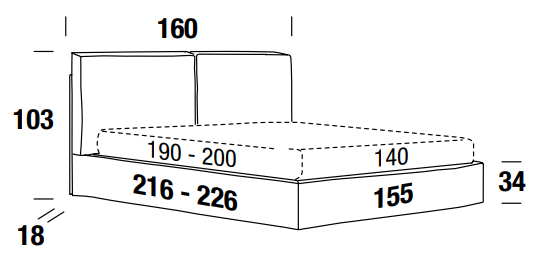 medidas de la cama una playa y media George Felis