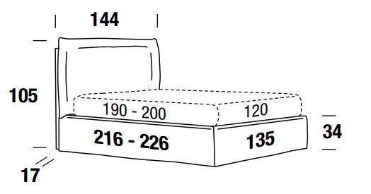 Cama Individual y Media Felis Henry