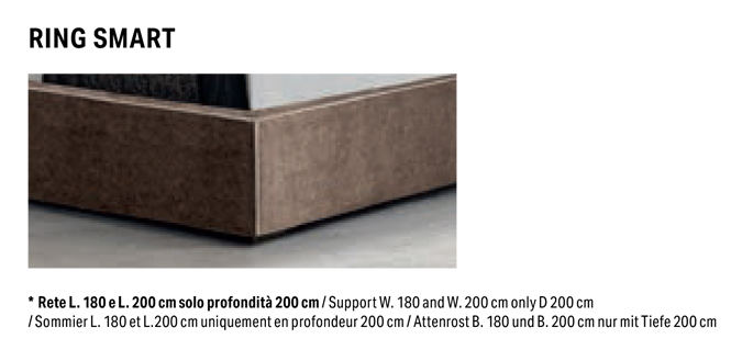 Estructura de la base de la cama Ring Smart de la cama Spencer Felis