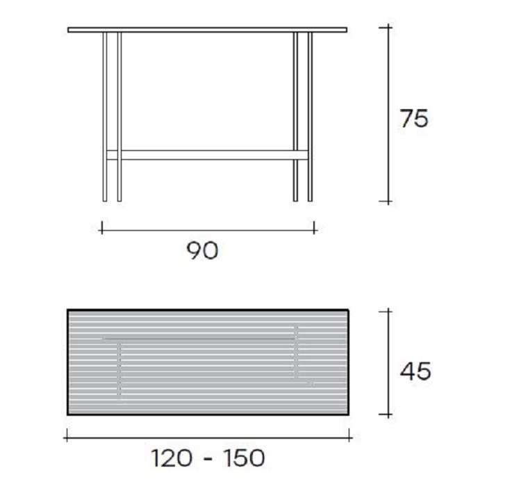 dimensiones consola waves fiam